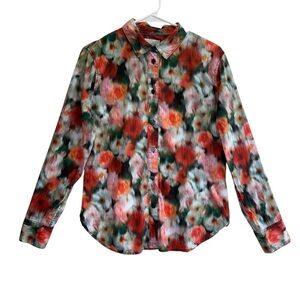 J Crew Slim Fit Floral Liberty Long Sleeve Button-Up Shirt.
Size 8 Slim